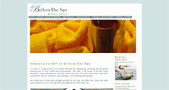 Desktop Screenshot of bellezadayspa.com